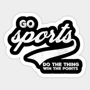 Go Sports Stars Do The Thing Grunge Sticker